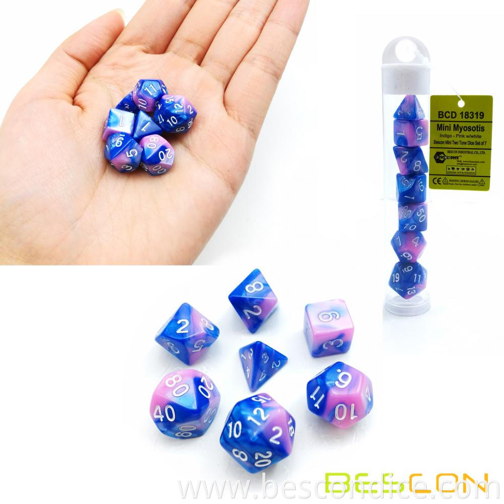 Tiny Small Gemini Dnd Dice Set 1